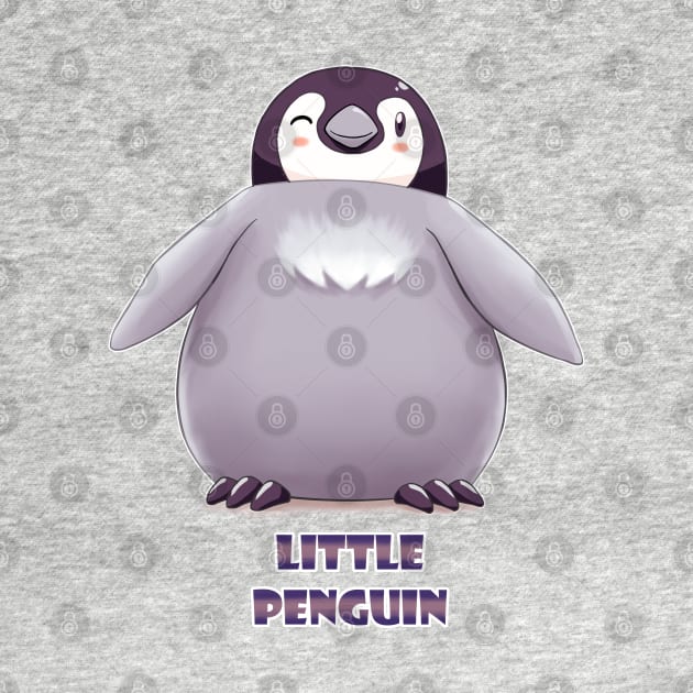 Baby Emperor Penguin Chick (Words) by EdgeKagami